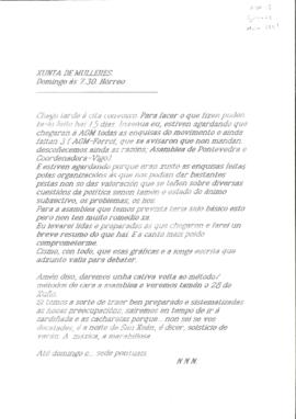 Materiais de Xornadas Internas maio-xuño 1991