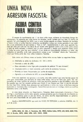 Unha nova agresión fascista: agora contra unha muller