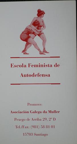 Escola Feminista de Autodefensa Promove: Asociación Galega da Muller Pexego de Arriba 29, 2º D Tel./Fax: (981) 58 81 01 15703 Santiago