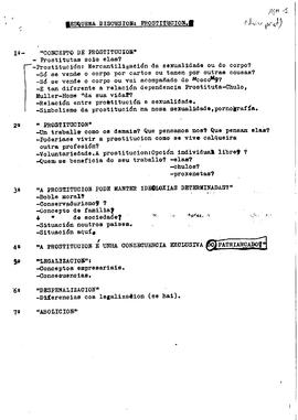 Esquema discusión: prostitución