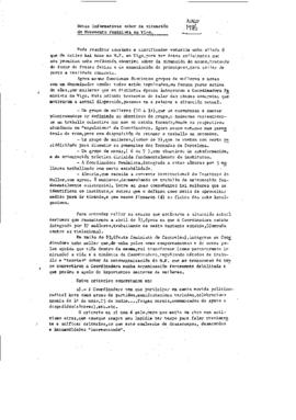 Notas informativas sobor da situación do Movemento Feminista en Vigo [autoras: Elsa, Susana, Maika, Amaya, Matuca, Carmen D., Masé, Quivén, Ana M., Menchu, Pili, Charo; margot Ch.