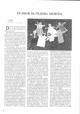 En favor da píldora abortiva, Andaina, n. 16, p. 8