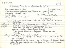 [Anotacións do debate parlamentario sobre a lei de aborto]