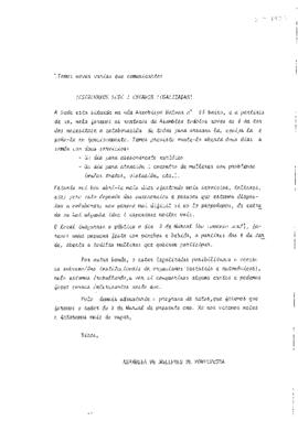 Temos novas varias que comunicarte. Estreamos sede i estamos legalizadas