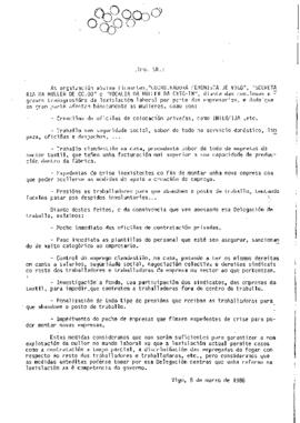 Ilmo. Sr.: [discriminación laboral]