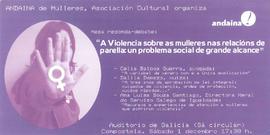 Mesa redonda: A violencia sobre as mulleres nas relacións de parella: un problema social de grande alcance