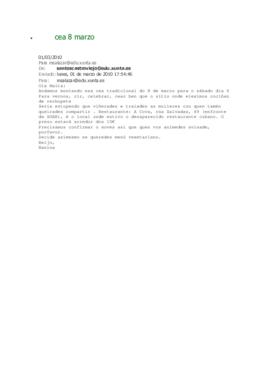 Convite cea 8 de marzo