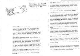 Comunicado de prensa [Xornadas feministas contra a violencia machista]