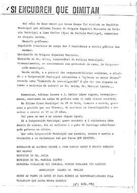 Si encubren que dimitan