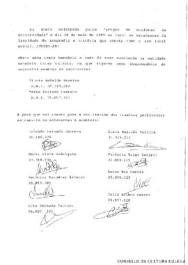 Acordo de apertura de conta bancaria