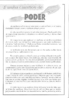 É unha cuestión de poder [violencia]