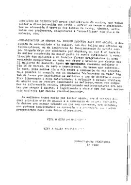 Cursiños de coeducación / Legalización do aborto