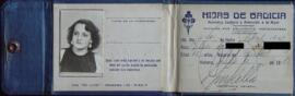 Carné de socia de Hijas de Galicia