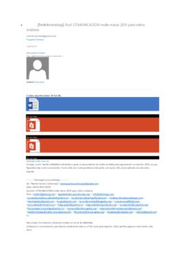 Comunicación de pagamento de multa por organización da manifestación de 2013