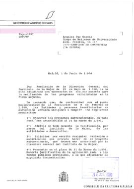 USC: Resolución de subvención para o proxecto estereotipos sexuais na Universidade e Información sexual e anticoncepción