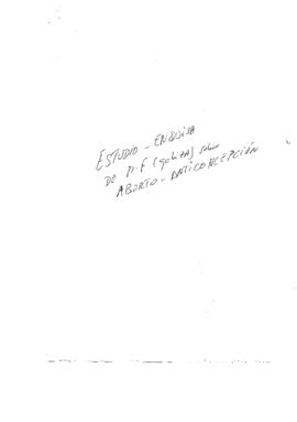 Estudio-Enquisa do MF (Galiza) sobor do aborto-anticoncepción 1985-1986
