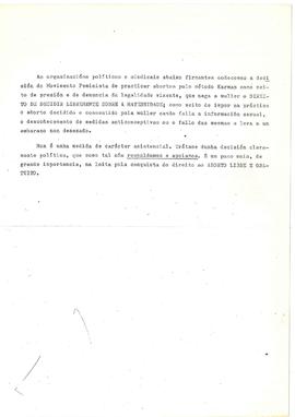 As organizacións políticas abaixo firmantes [apoio método Karman]