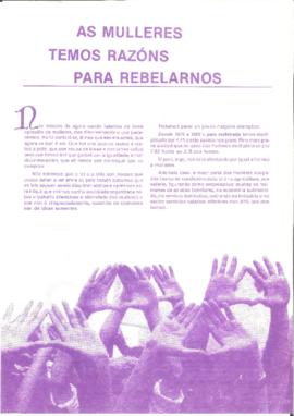 As mulleres temos razóns para rebelarnos