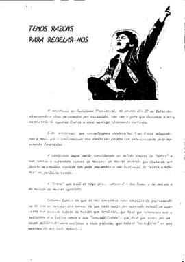 Temos razóns para rebelar-nos