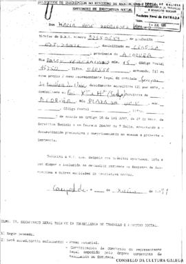 Solicitude de inscripción no rexistro de asociacións da Xunta de Galicia