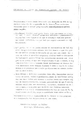 Comunicado de prensa da AGM [suspensión Tareixa Navaza]