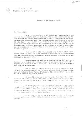 Enquisa remitida polo Instituto de la Mujer a organizacións feministas