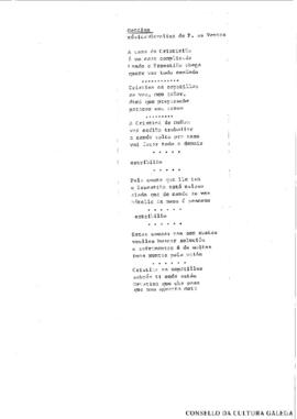 Canción. Música: A Carolina de F os Ventos