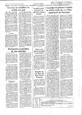 Dosier de prensa violación Depósito Municipal Santiago