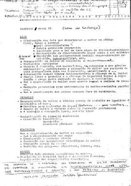 Proxecto programa para as eleccións