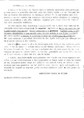 Comunicado de prensa [Sexismo na selección de aspirantes a postos de traballo en Conxo]