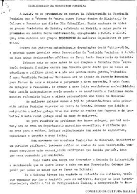 Secretariado da condición feminina