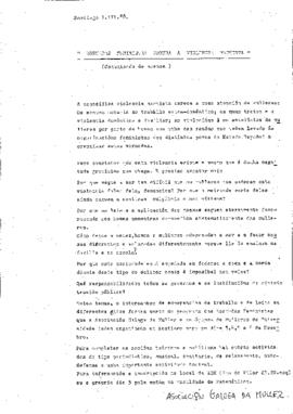 Xornadas feministas contra a violencia machista