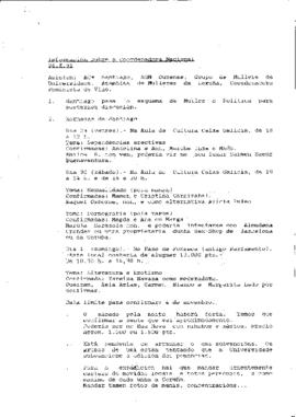 Información sobre a Coordenadora Nacional [acta reunión]