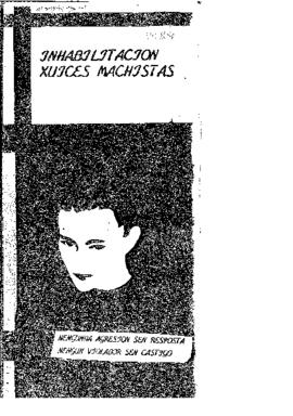 Inhabilitación xuices machistas. Nengunha agresión sen resposta. Nengún violador sen castigo