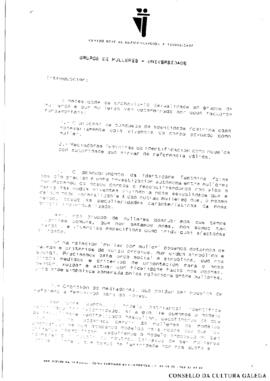 Programa de actividades en torno á sexualidade e a anticoncepción do CXAS para GMU (curso 1992-1993) [Engade transcripción]