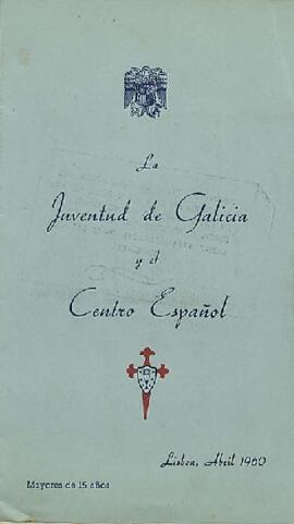 Programa de actividades para a Festa de Confraternización de Xuventude de Galicia e o Centro Español de Lisboa