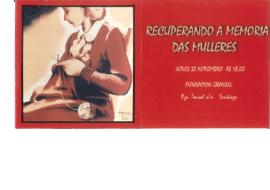 Recuperando a memoria das mulleres