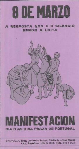 8 de marzo. A resposta non é o silencio senon a loita