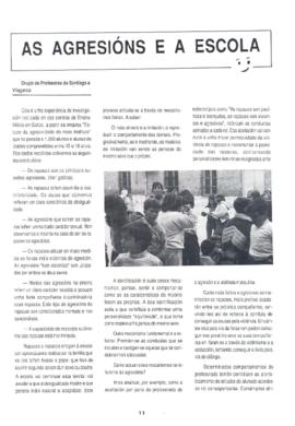 As agresións e a escola [Andaina, 1ª época, n. 20, p. 11-12]