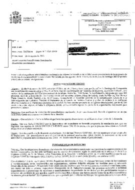 Procedemento sancionador por incumprimento percorrido manifestación 8 marzo